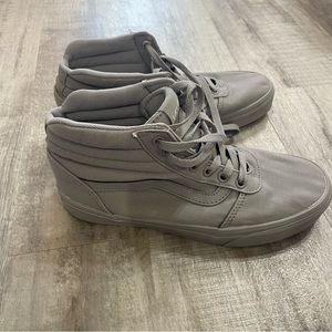 Vans SK8-Hi Gray Casual Sneakers Women 8.5